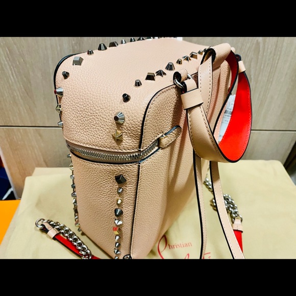 CHRISTIAN LOUBOUTIN- Rubylou Love Leather Backpack - Picture 6 of 16